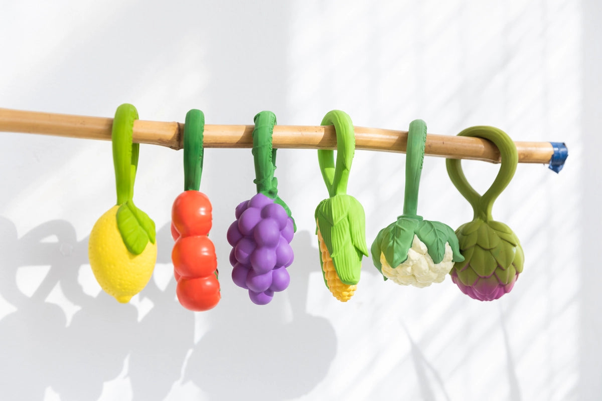 Heliotique Lemon Rattle - Natural Rubber