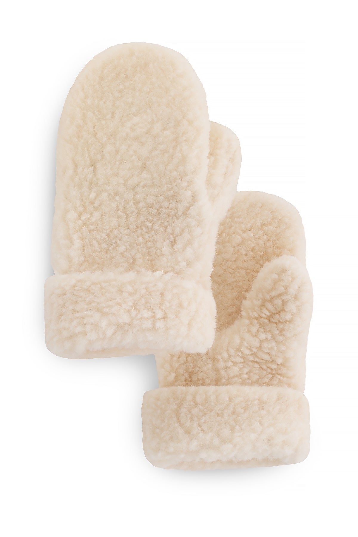 Heliotique | Yoko Wool 100% Wool Mittens - Natural