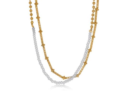 Heliotique | Big Metal London Aris Two-Chain Necklace