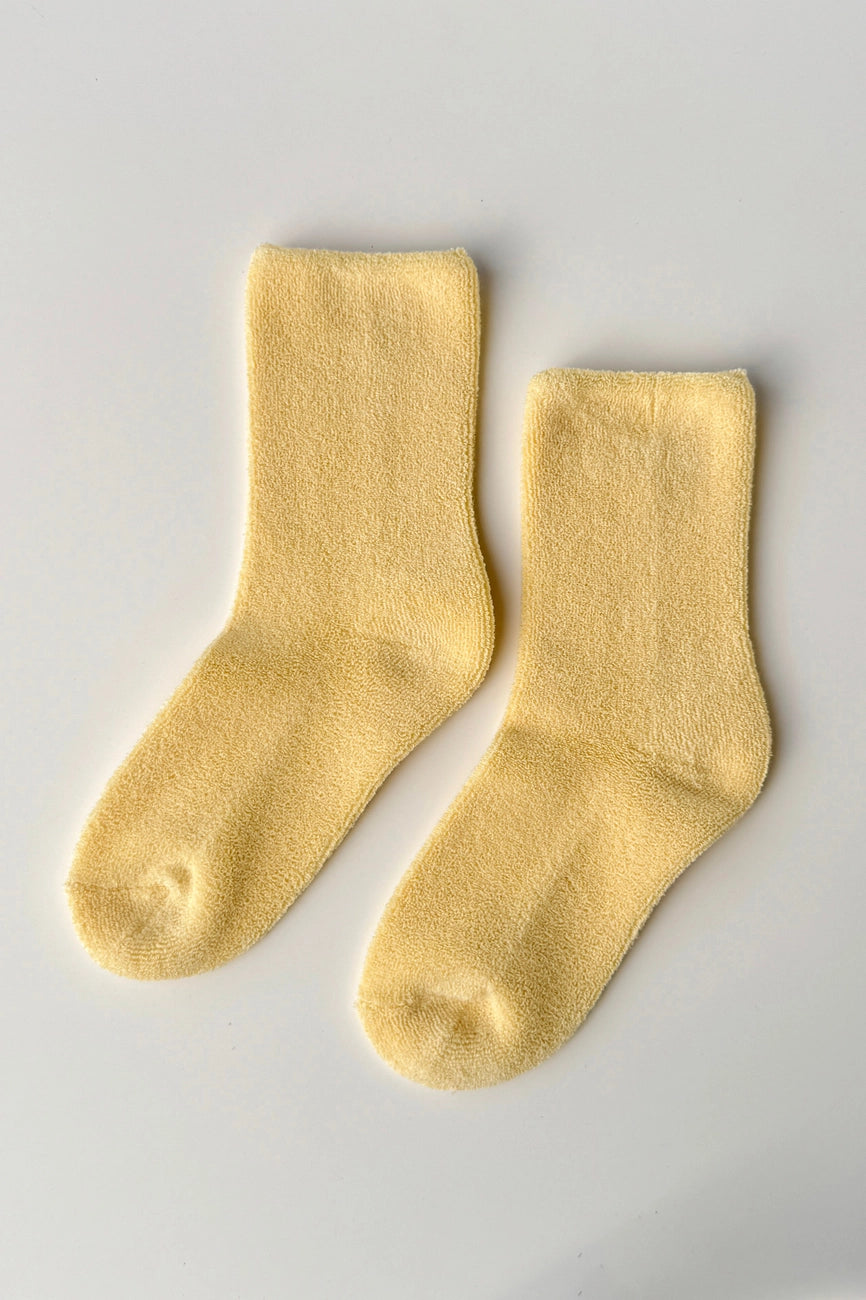 Heliotique | Le Bon Shoppe Cloud Socks - Lemon Water