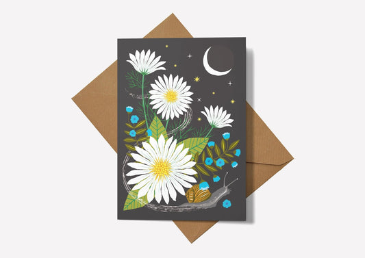 Heliotique | Printer Johnson Night Garden Greeting Card