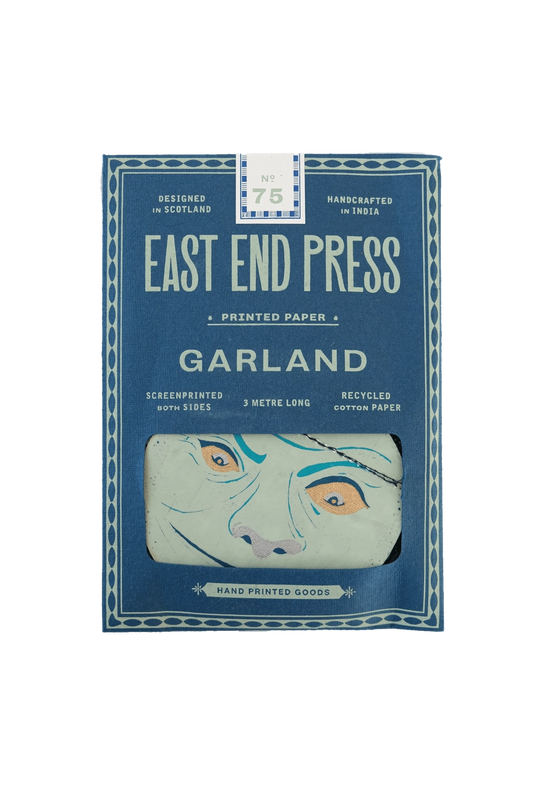 East End Press | Heliotique Screen Printed Garland - Man on the Moon