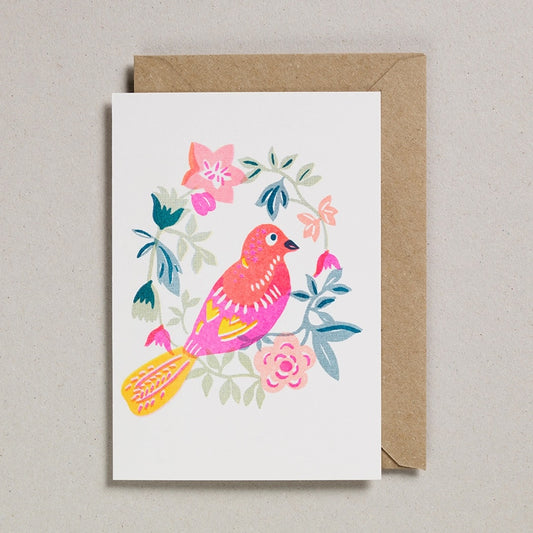 Heliotique Tropical Bird Card