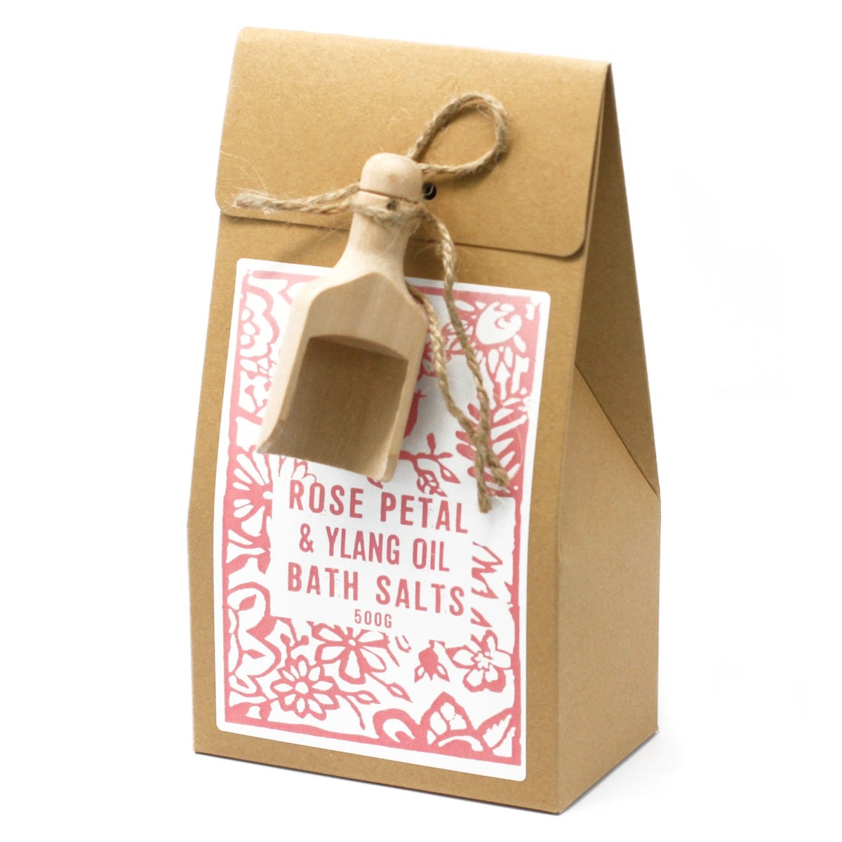 Bath Salts 500g - Rose Petal & Ylang Oil