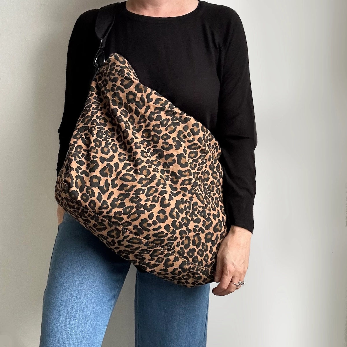 Heliotique Leopard Print Tote Bag - Light Brown