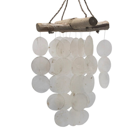 Heliotique | Pearl Effect Driftwood Wind Chime