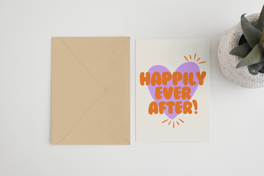 Heliotique | Blue Iris Happily Ever After Card