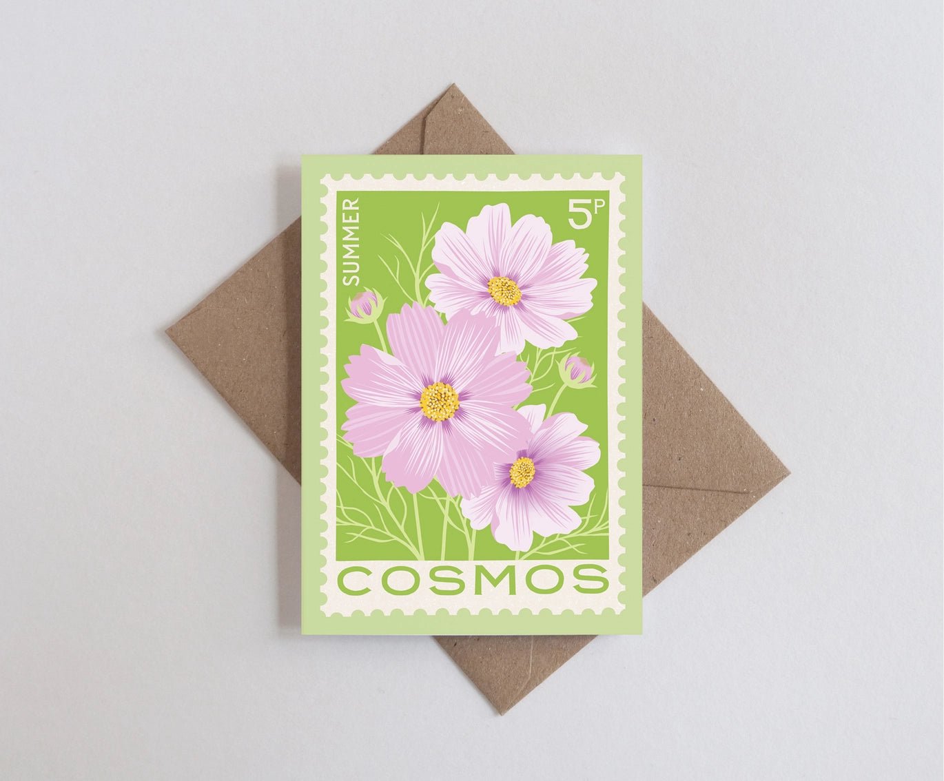 Heliotique | Printer Johnson Cosmos Mini Greeting Card