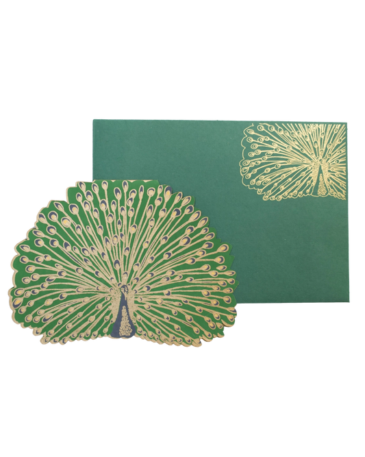 Heliotique | East End Press Peacock Greeting Card