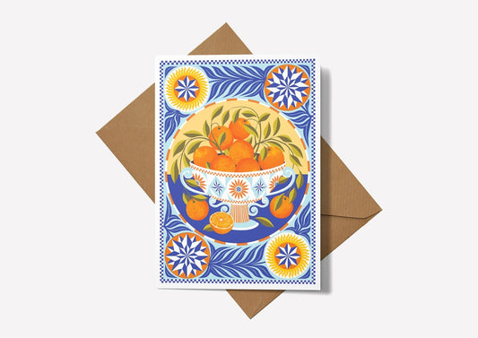 Heliotique | Printer Johnson Orange Bowl Greeting Card