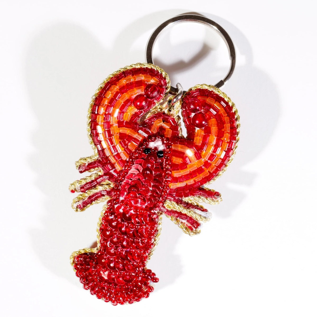 Heliotique Beaded Lobster Keyring