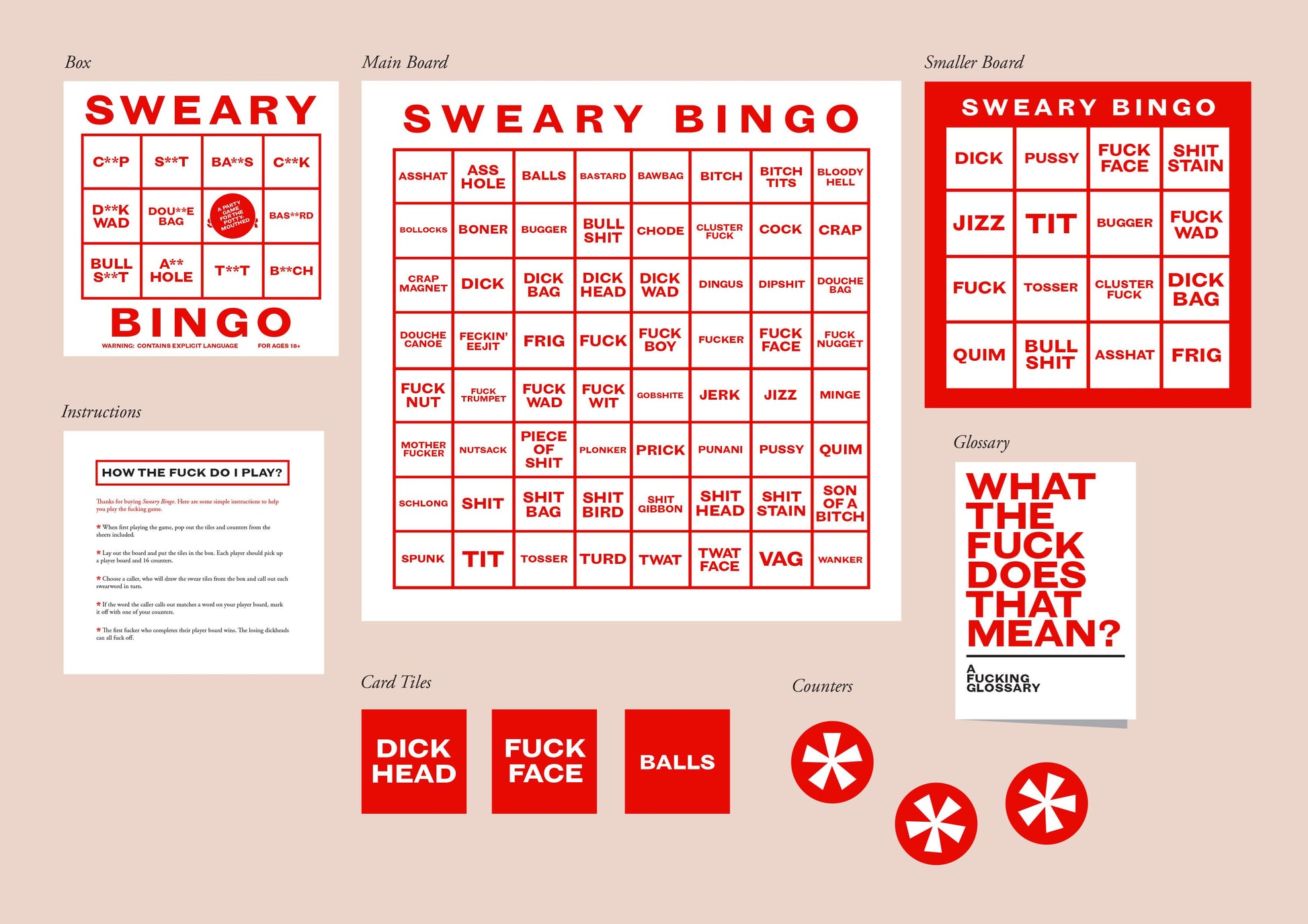 Heliotique | Sweary Bingo Game