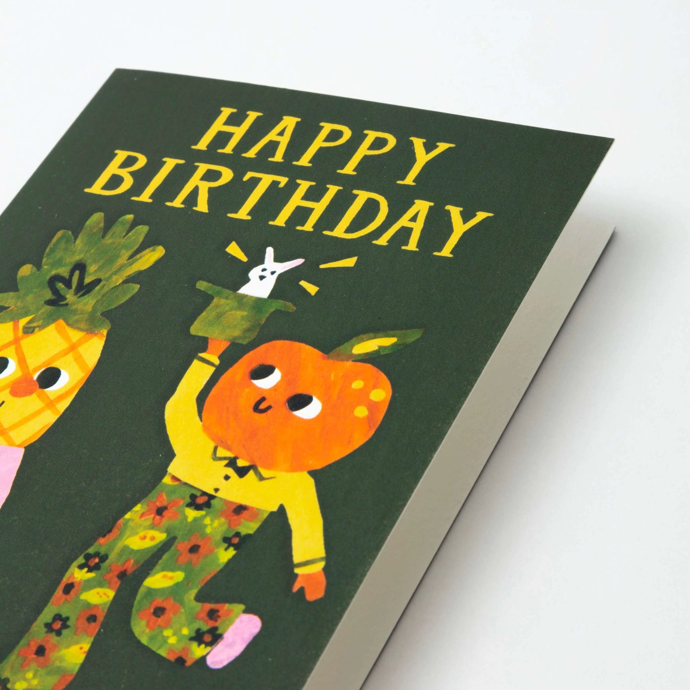 Happy Birthday Pineapple and Orange Card
