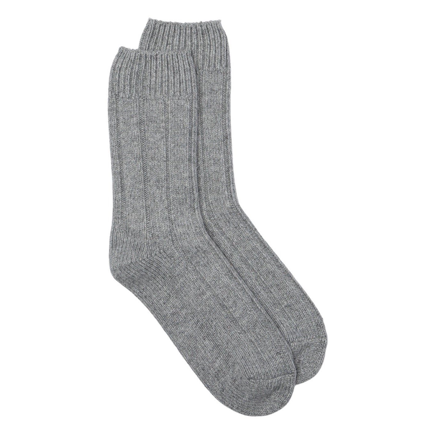 Heliotique | Somerville Recycled Wool / Cashmere Socks - Light Grey