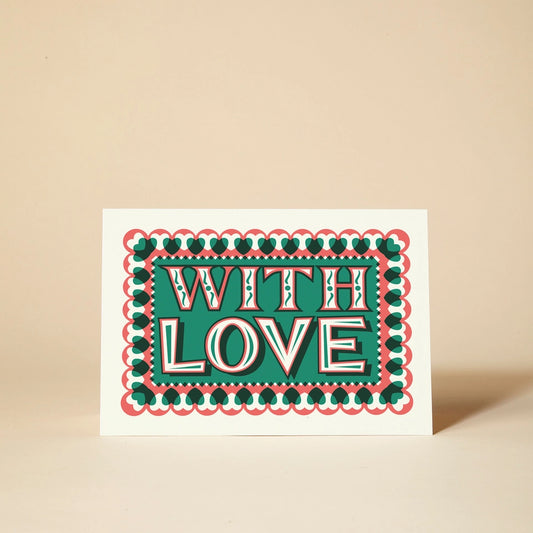 With Love Greeting Card