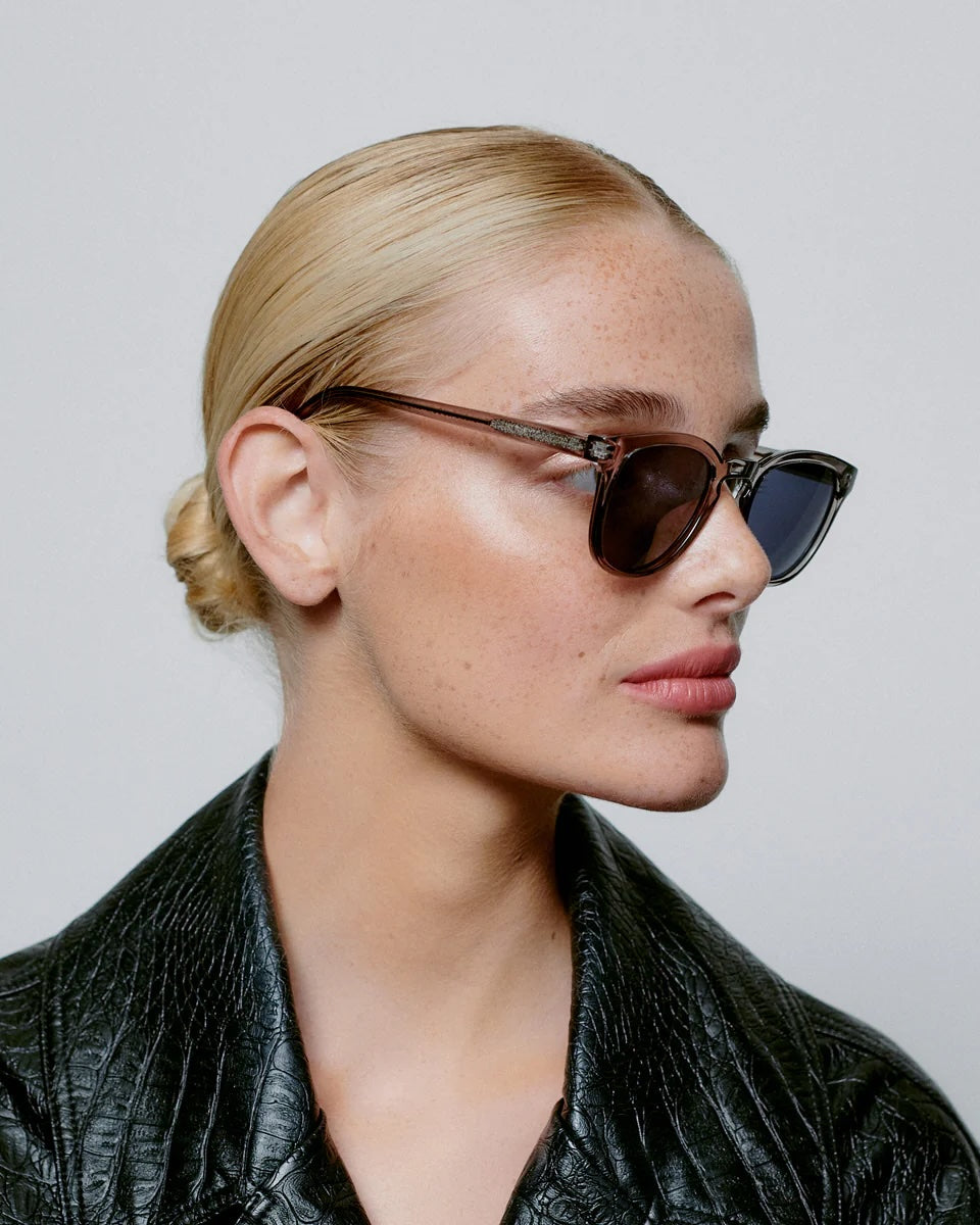 Heliotique | A.Kjaerbede Bate Sunglasses in Grey Transparent