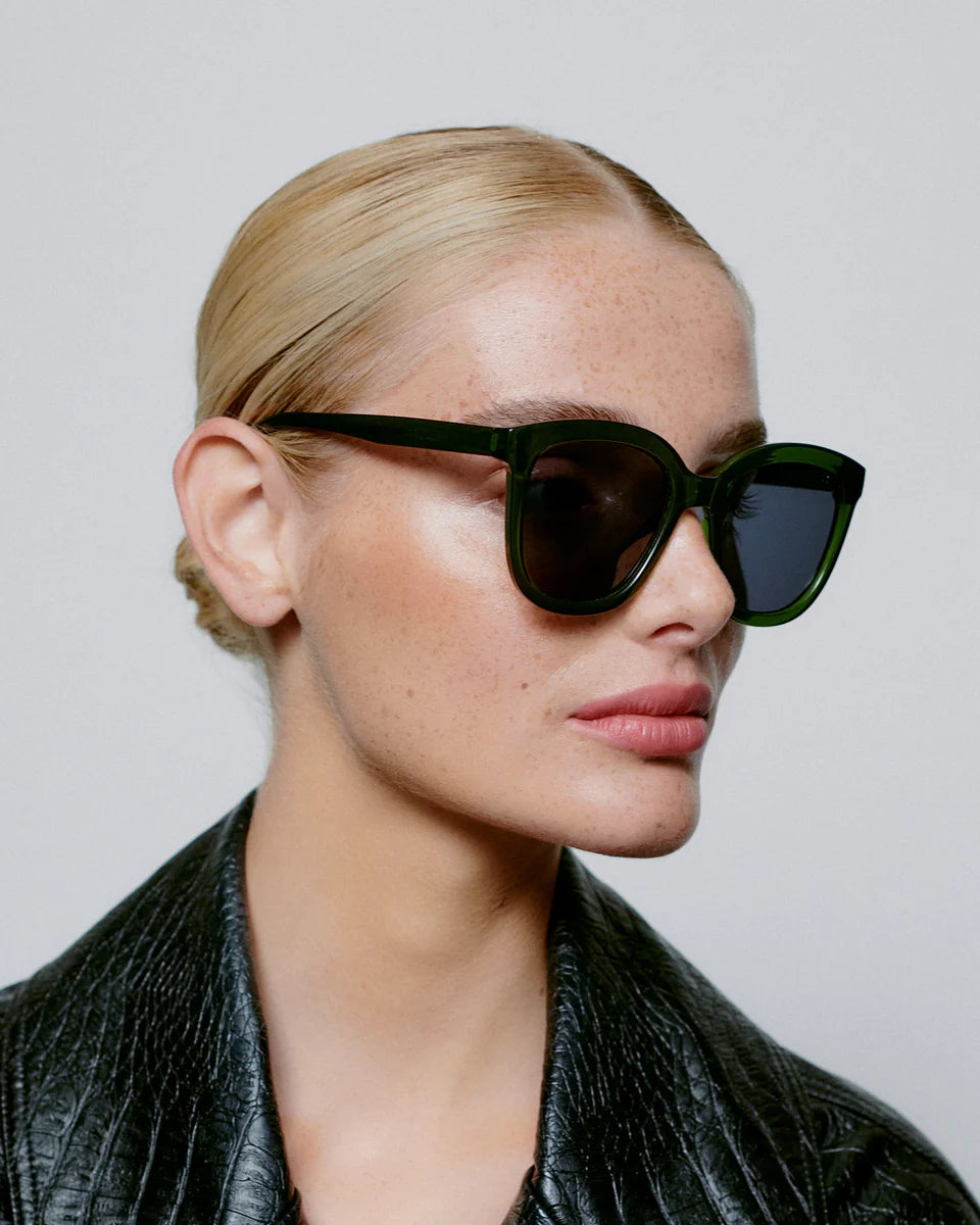 Heliotique | A.Kjaerbede Billy Sunglasses - Dark Green Transparent 