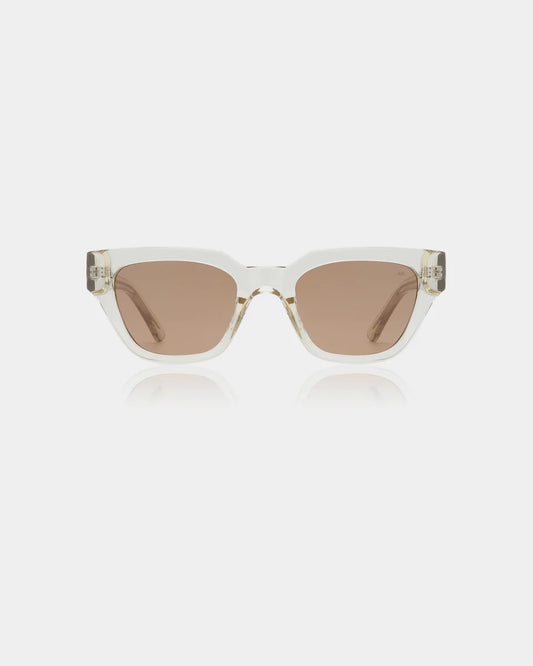 Heliotique Kaws Sunglasses - Ecru Transparent