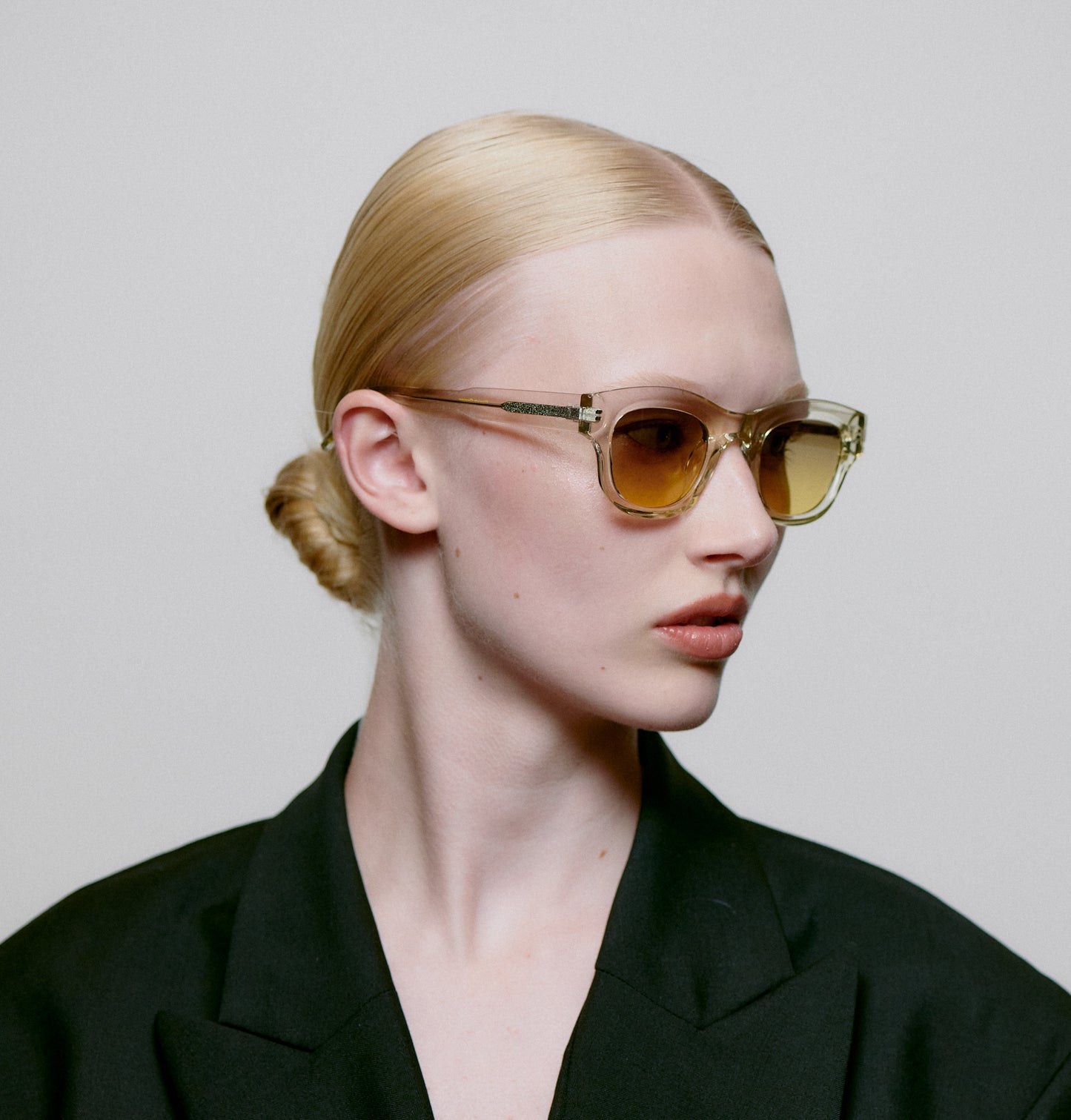 Heliotique | A.Kjaerbede Lane Sunglasses - Ecru Transparent