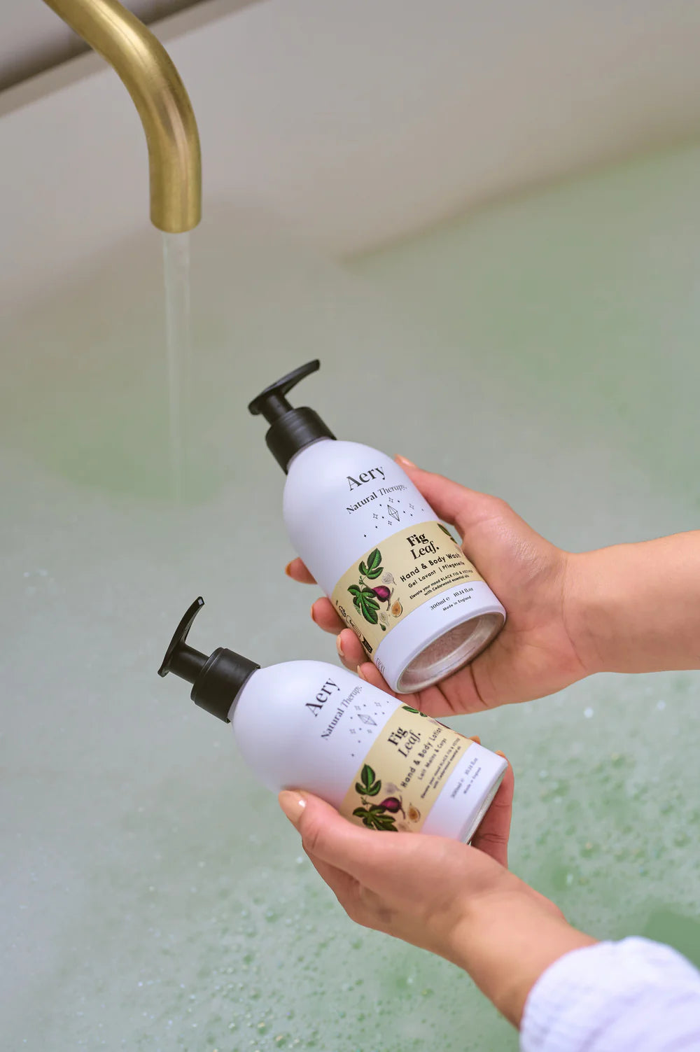 Aery Fig Leaf Hand / Body Wash - Black Fig, Vetiver & Cedarwood