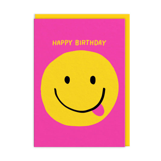 Heliotique | Ohh Deeer Smiley Face Birthday Card