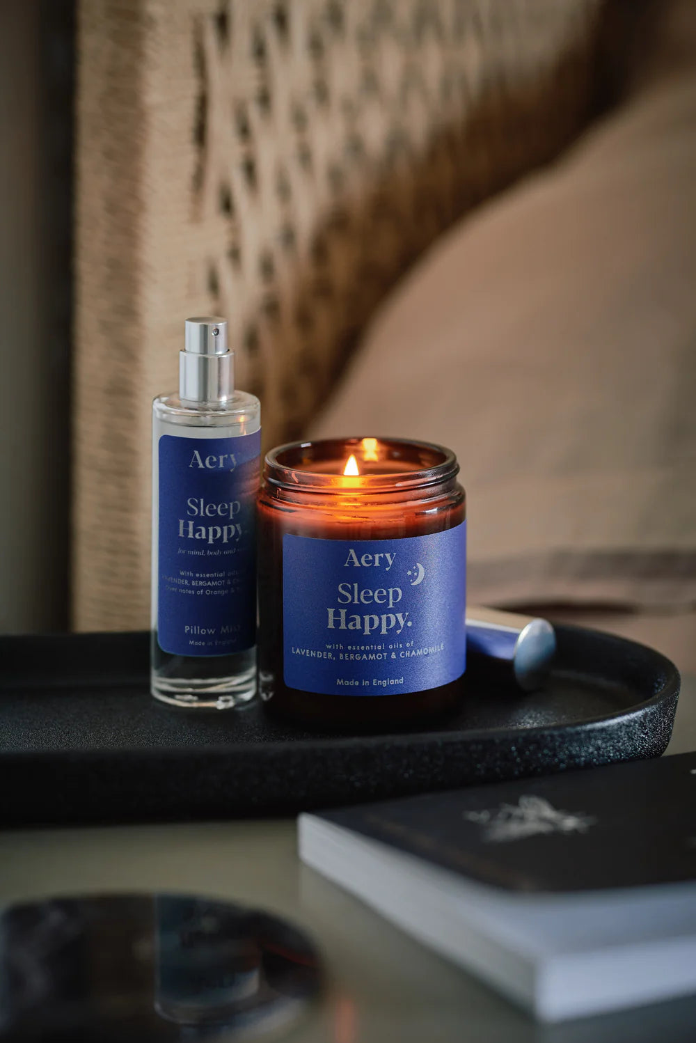 Heliotique Sleep Happy Pillow Mist - Lavender, Bergamot & Chamomile