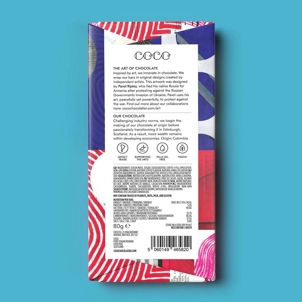 Heliotique | Coco Chocolateir Cold Brew Coffee Dark Chocolate
