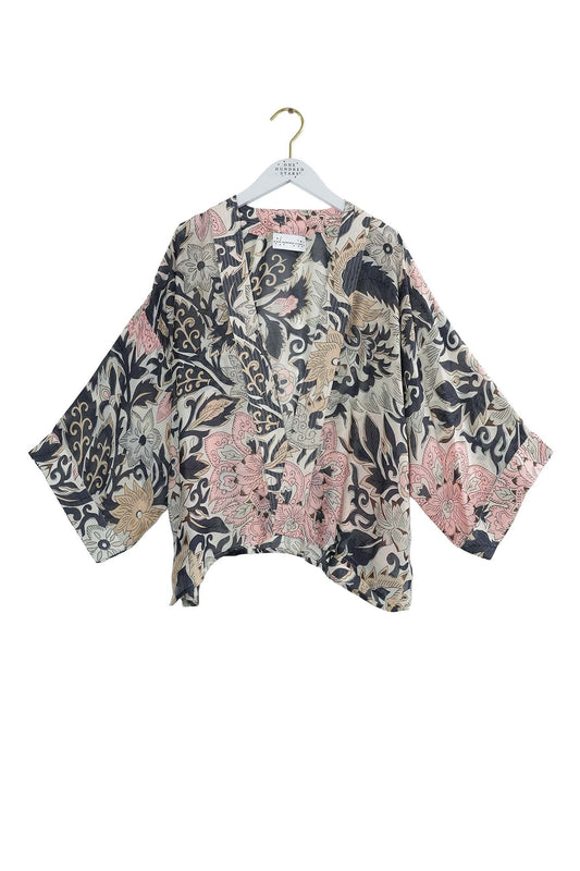 Heliotique Block Kimono - Taupe