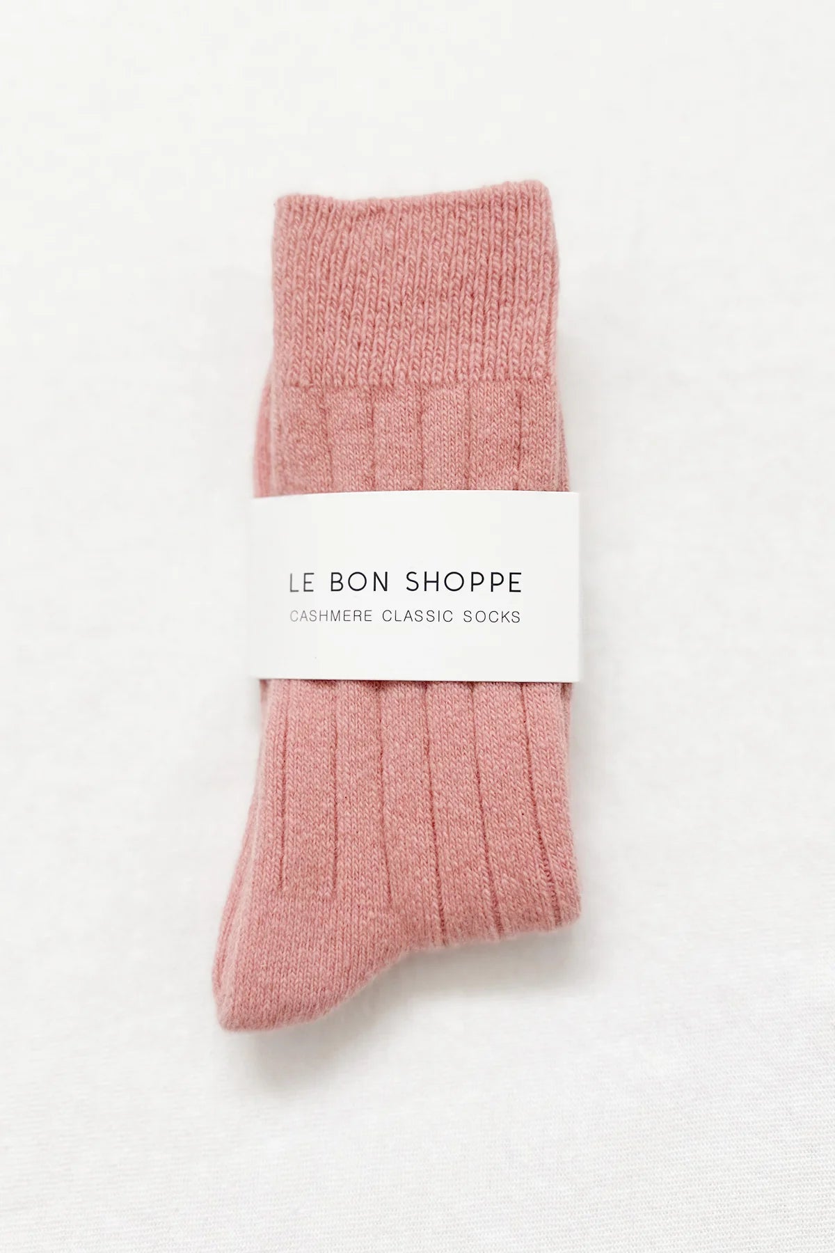 Heliotique Classic Cashmere Socks - Rose Petal Pink