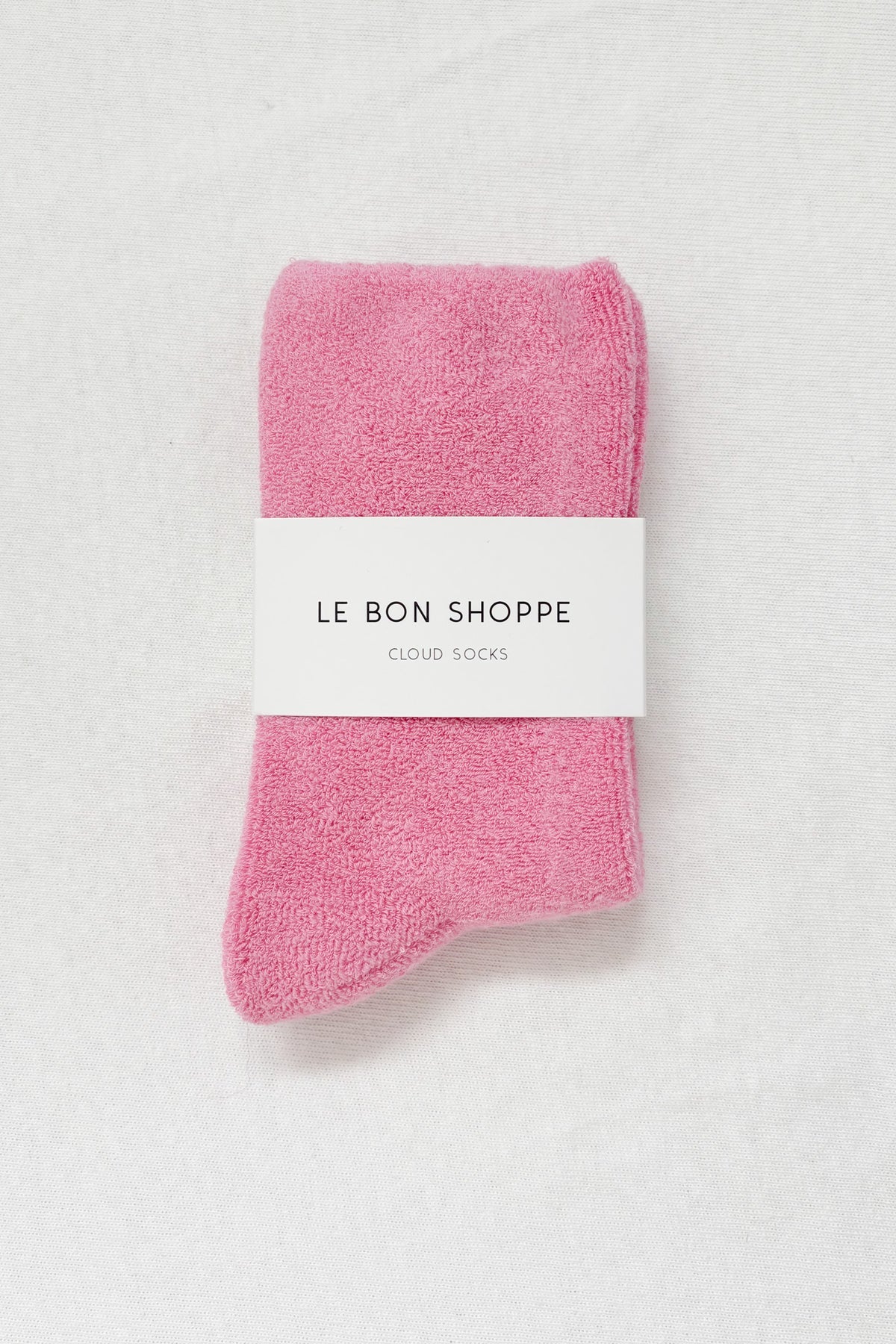 Heliotique | Le Bon Shoppe Cloud Socks - Bubblegum Pink