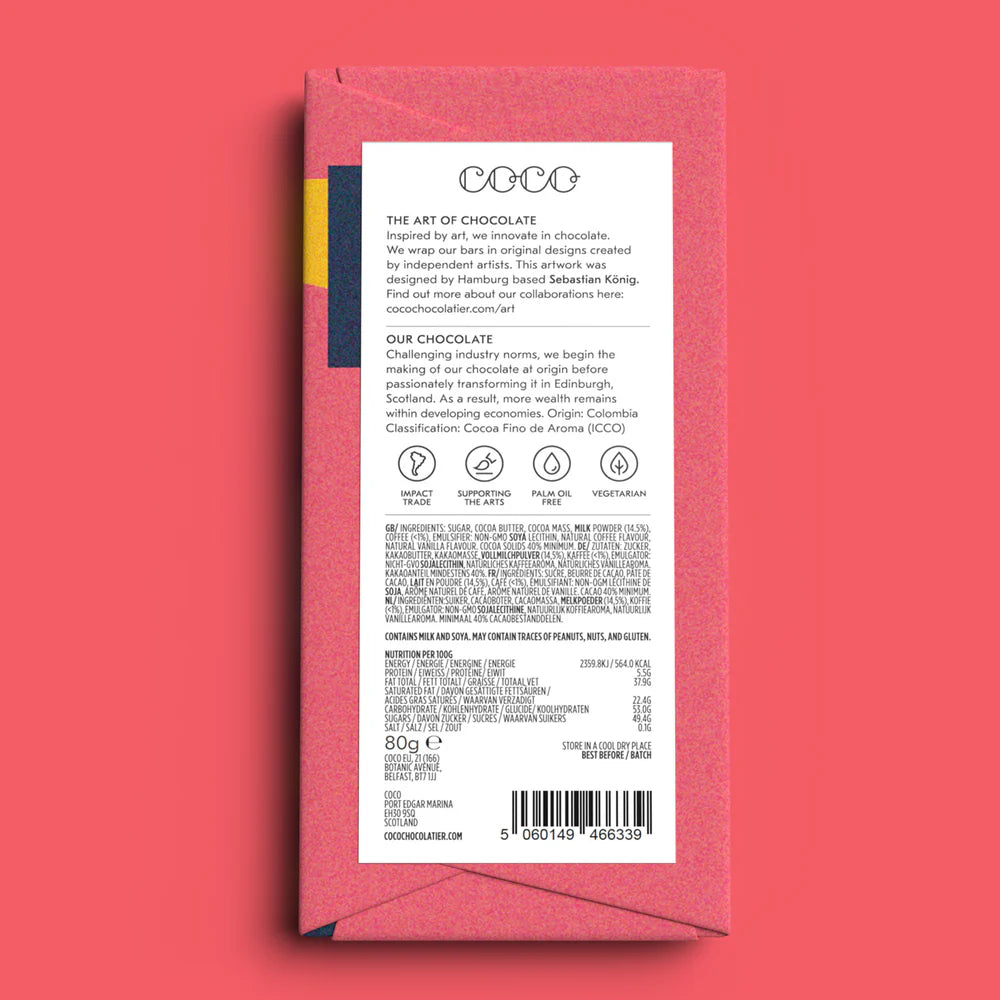 Heliotique | Coco Chocolatier Mocha Milk Chocolate
