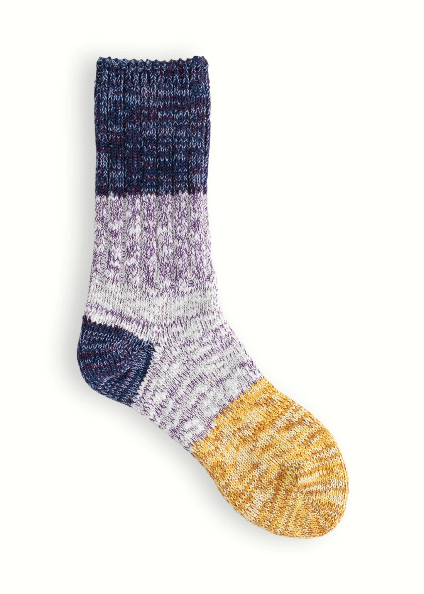 Heliotique | Thunders Love Charlie Socks - Blackberry / Yellow