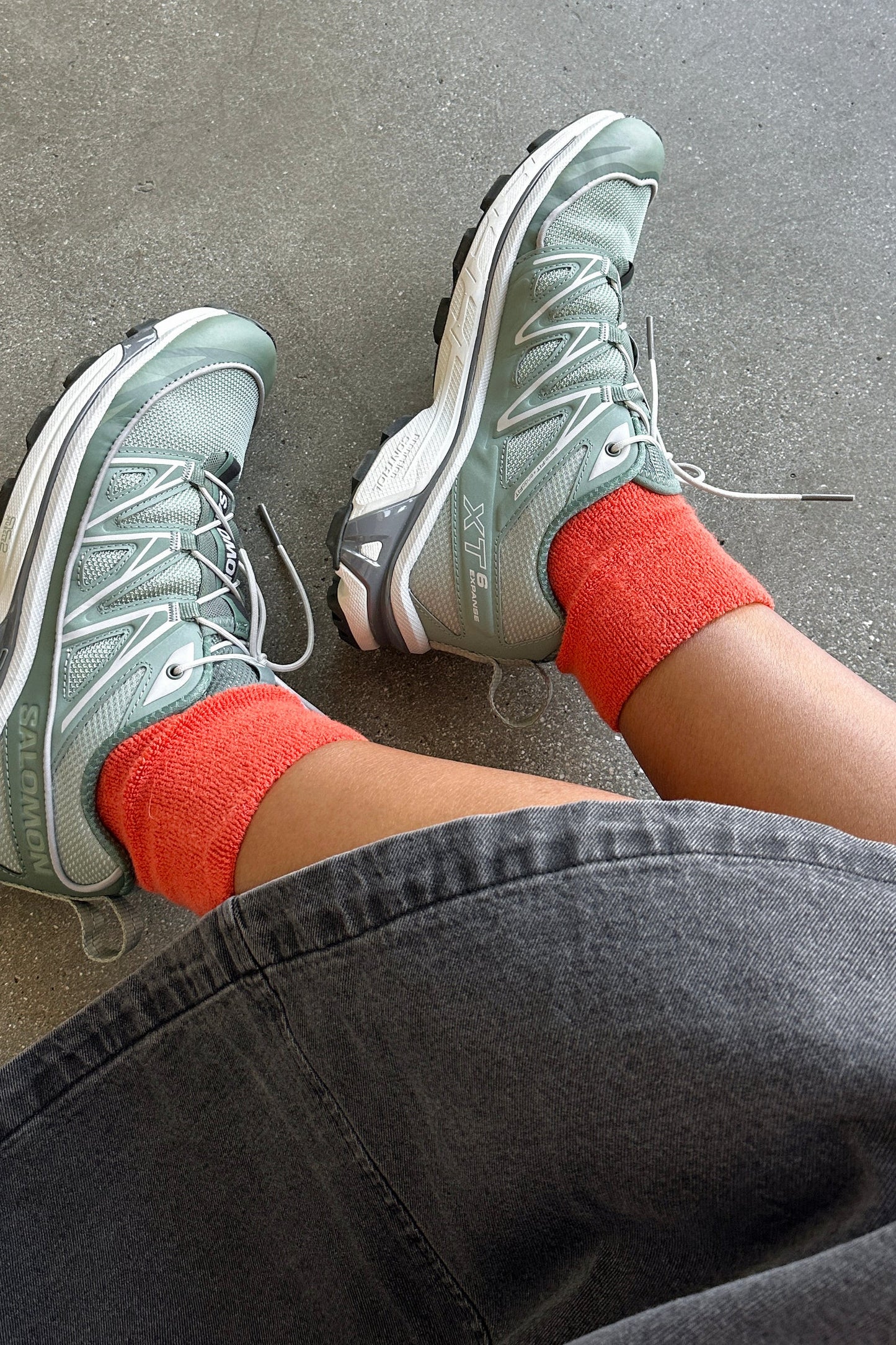 Heliotique | Le Bon Shoppe Cloud Socks - Cactus Flower Red