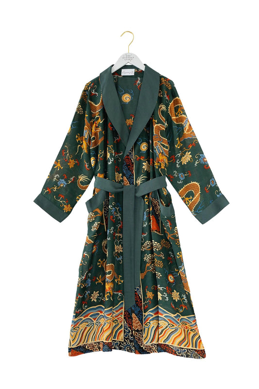 Heliotique | One Hundred Stars Dragon Gown - Green