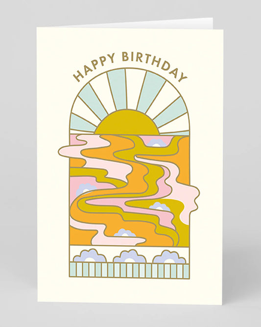 Heliotique | Ohh Deer Sunrise Birthday Card