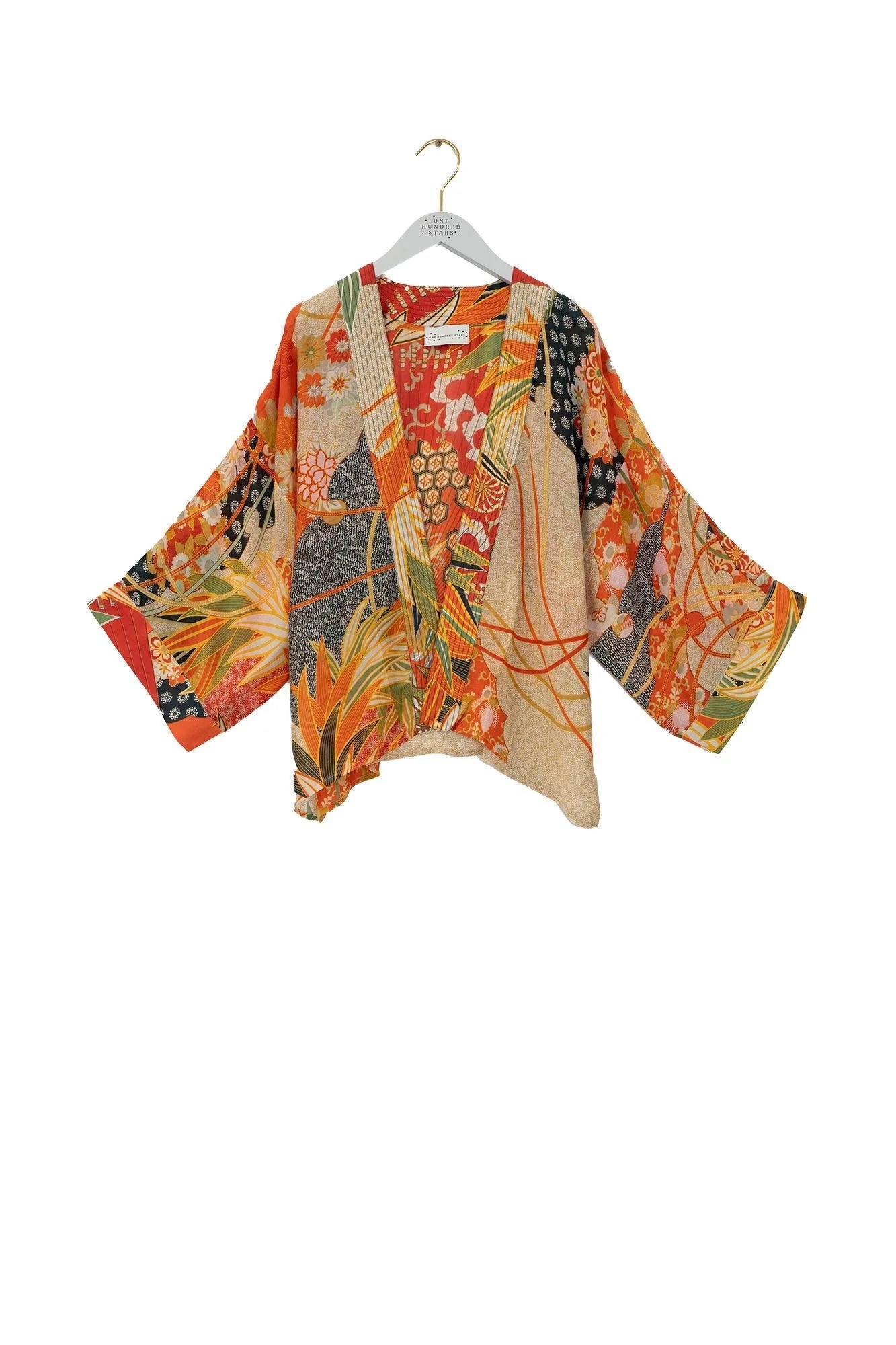 Fans Kimono - Scarlet