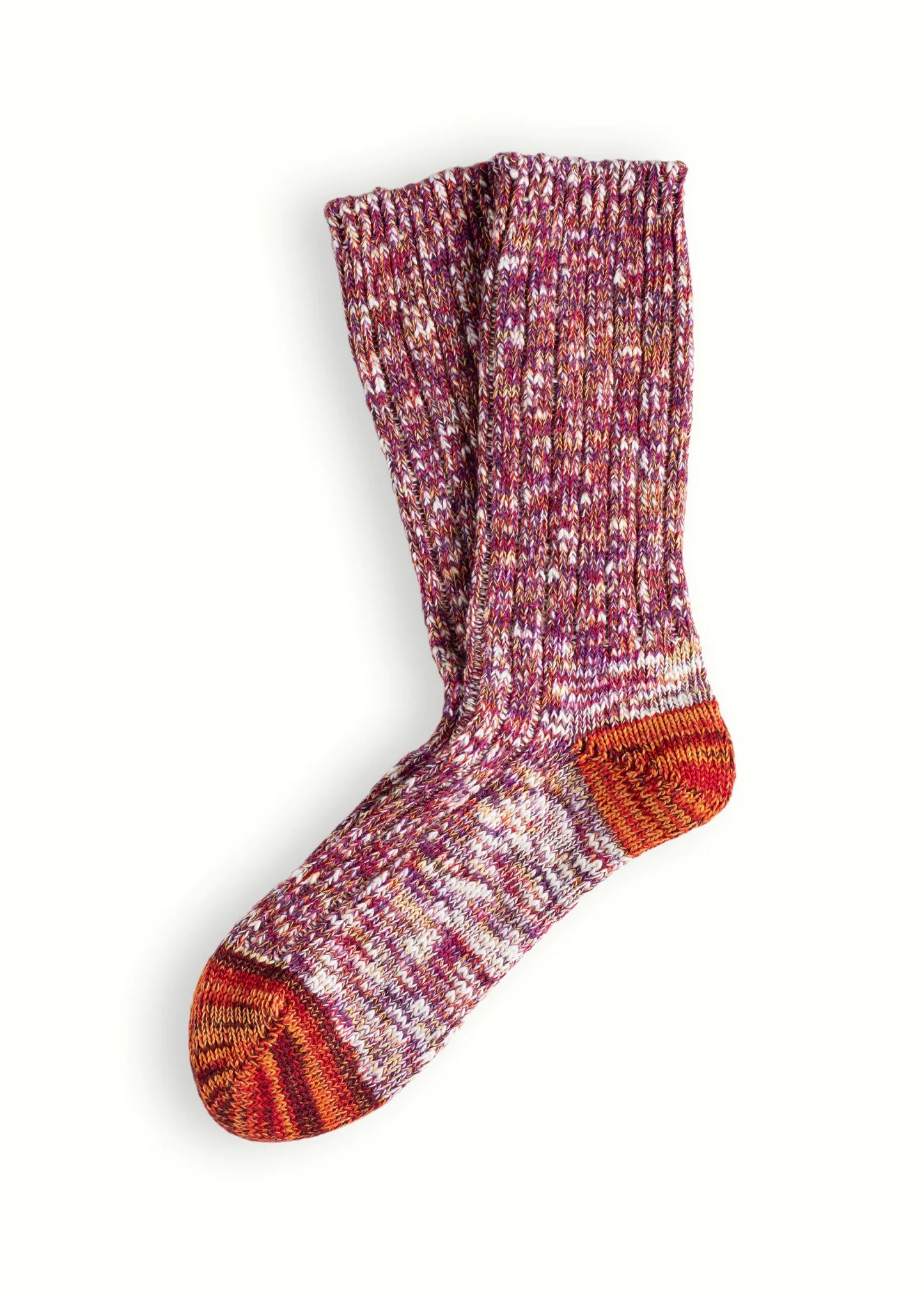 Heliotique | Thunders Love Flamme Socks - Seasons Fall Red