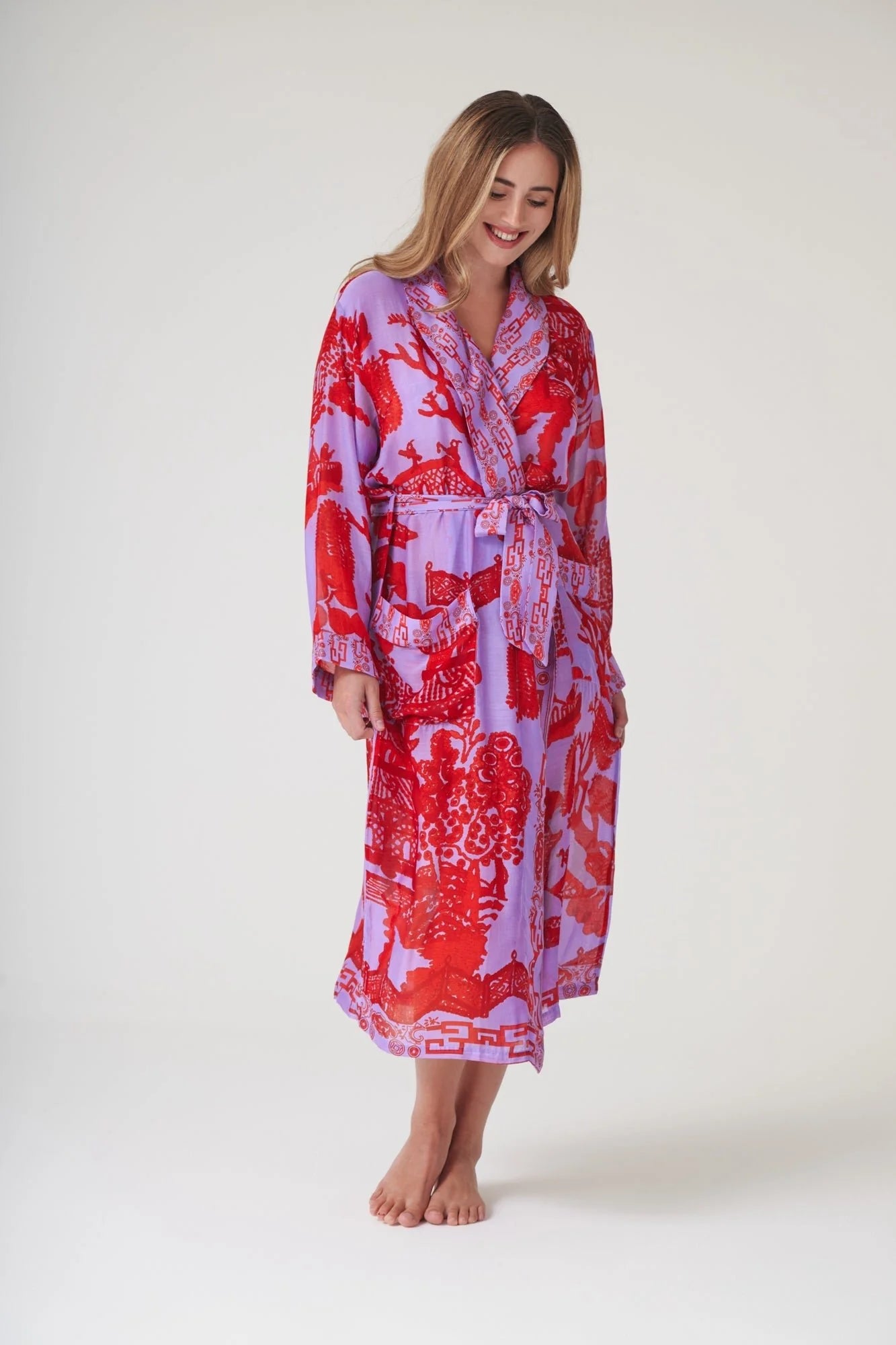 Heliotique Giant Willow Violet Gown