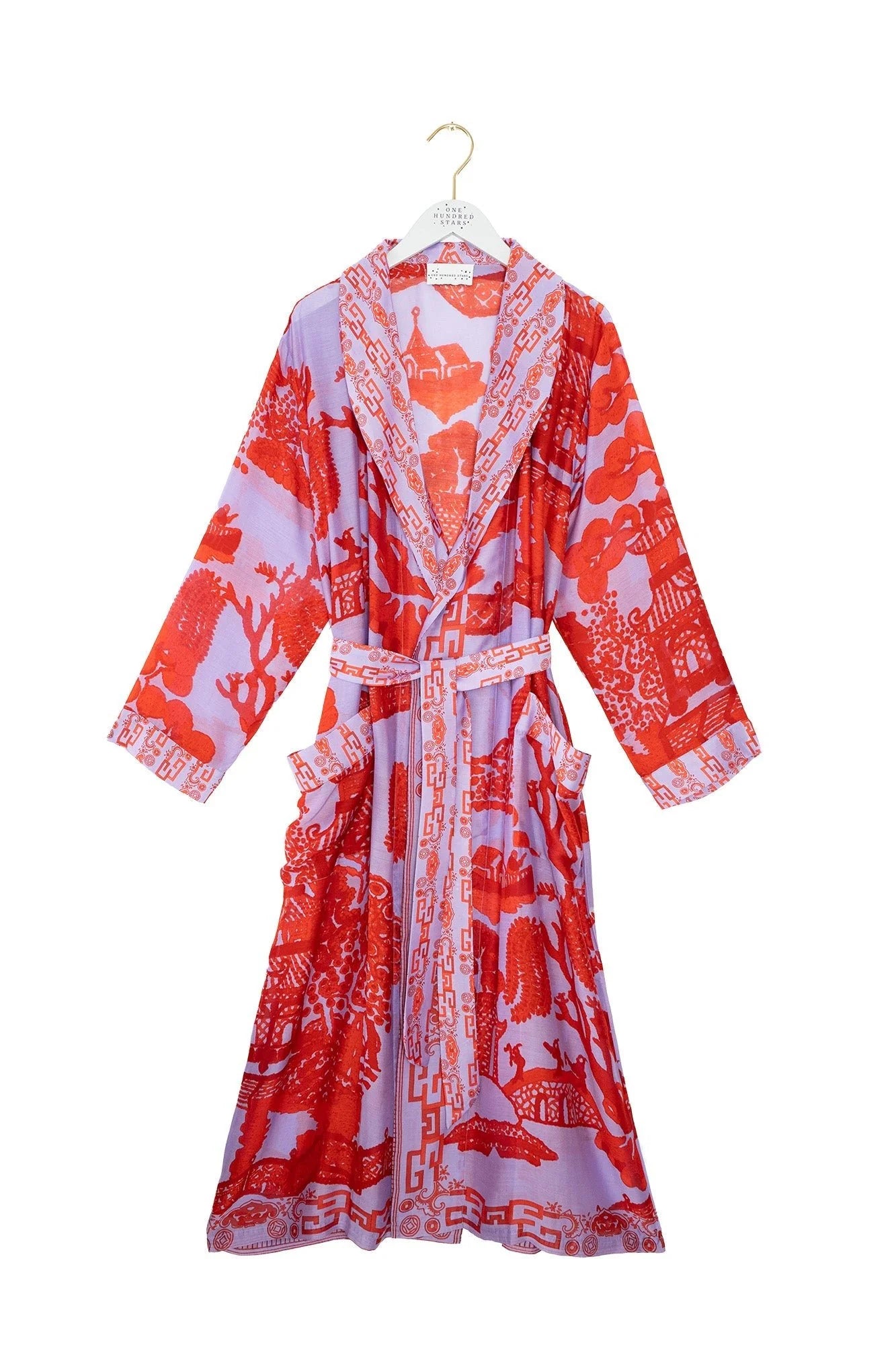 Heliotique Giant Willow Violet Gown