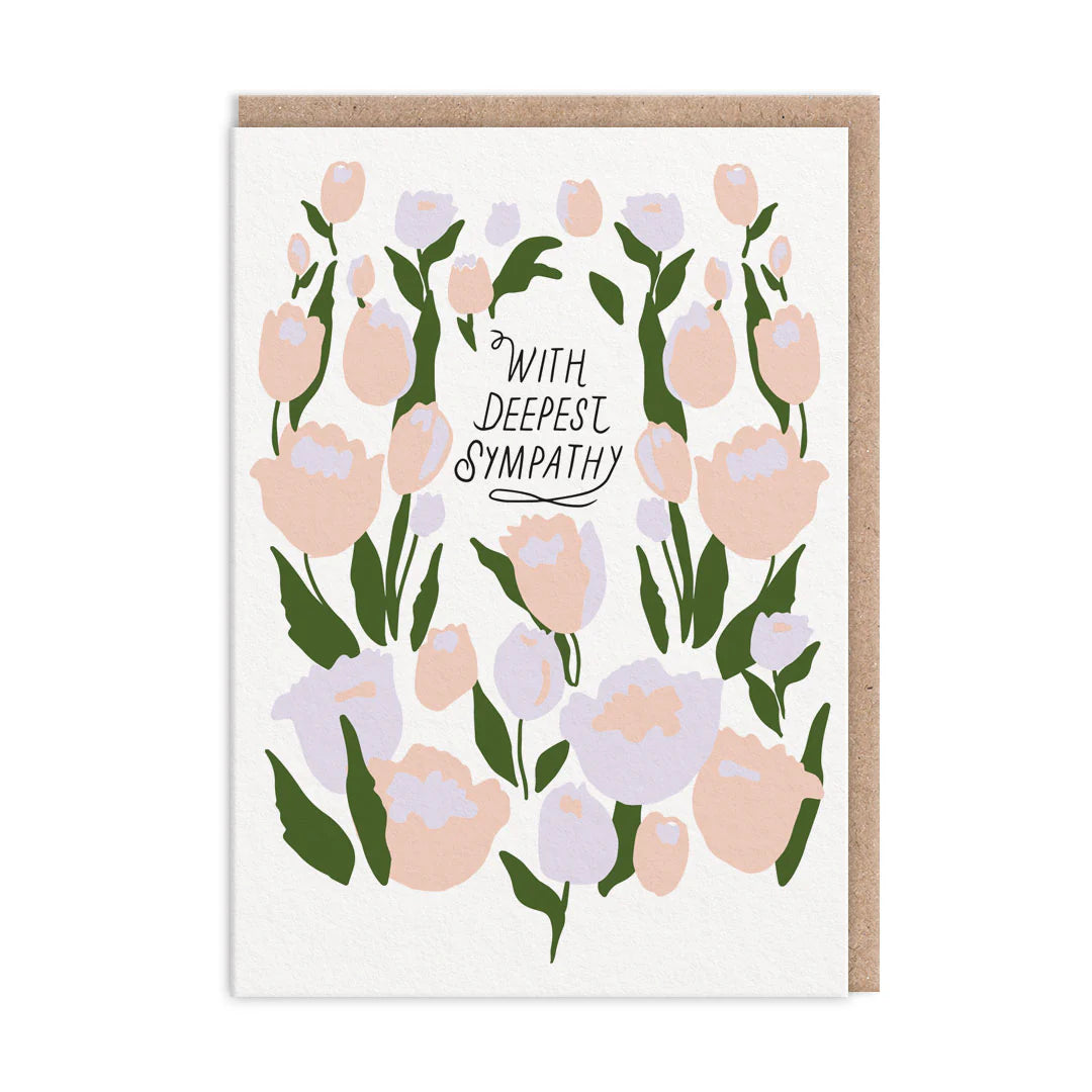 Heliotique | Ohh Deer Floral Deepest Sympathy Card