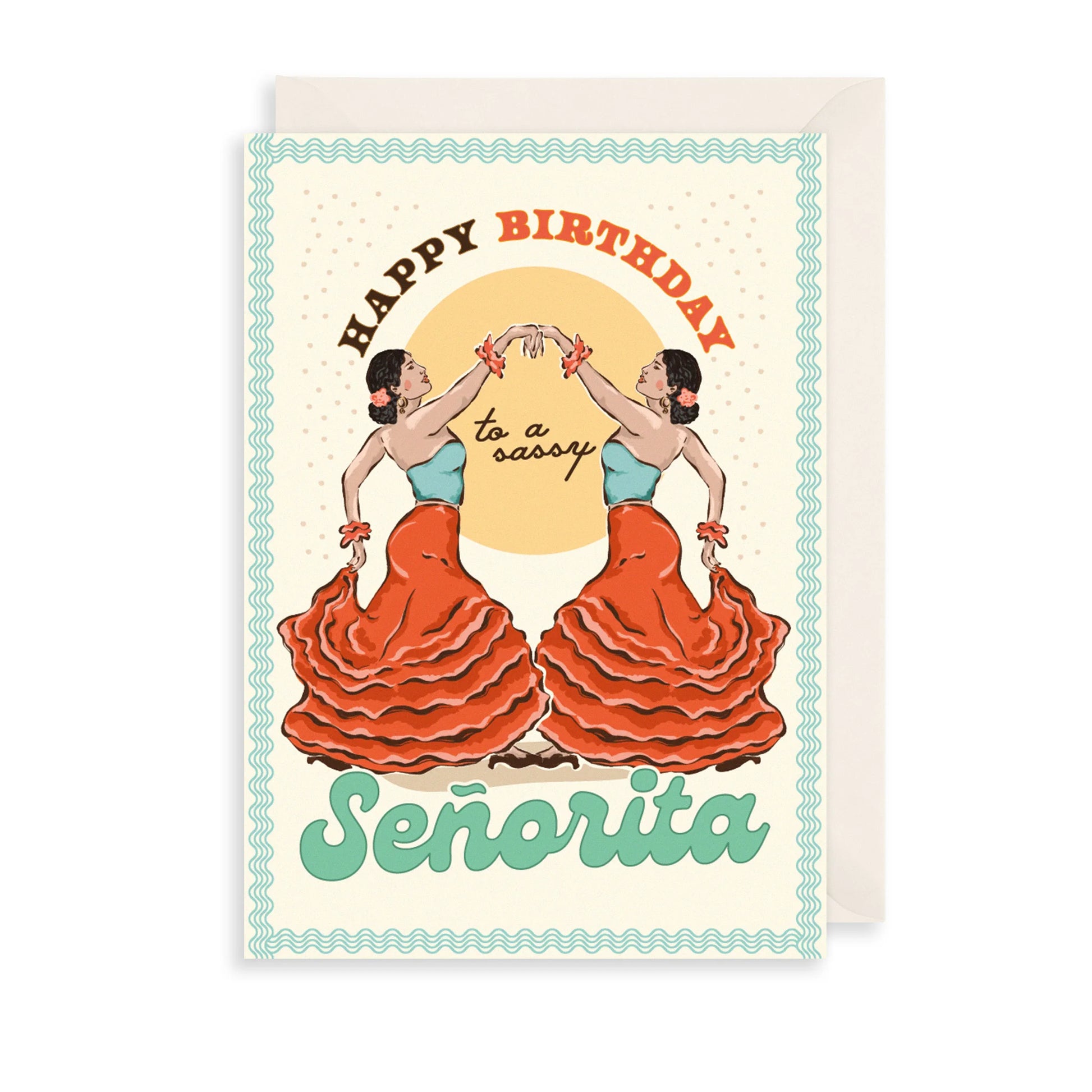 Heliotique | The Art File Sassy Senorita Card