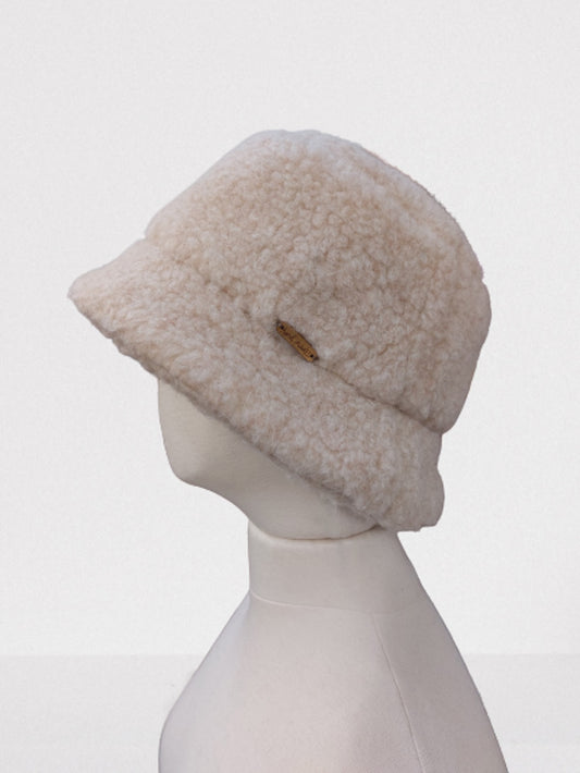 Heliotique | Natural 100% Wool Bucket Hat