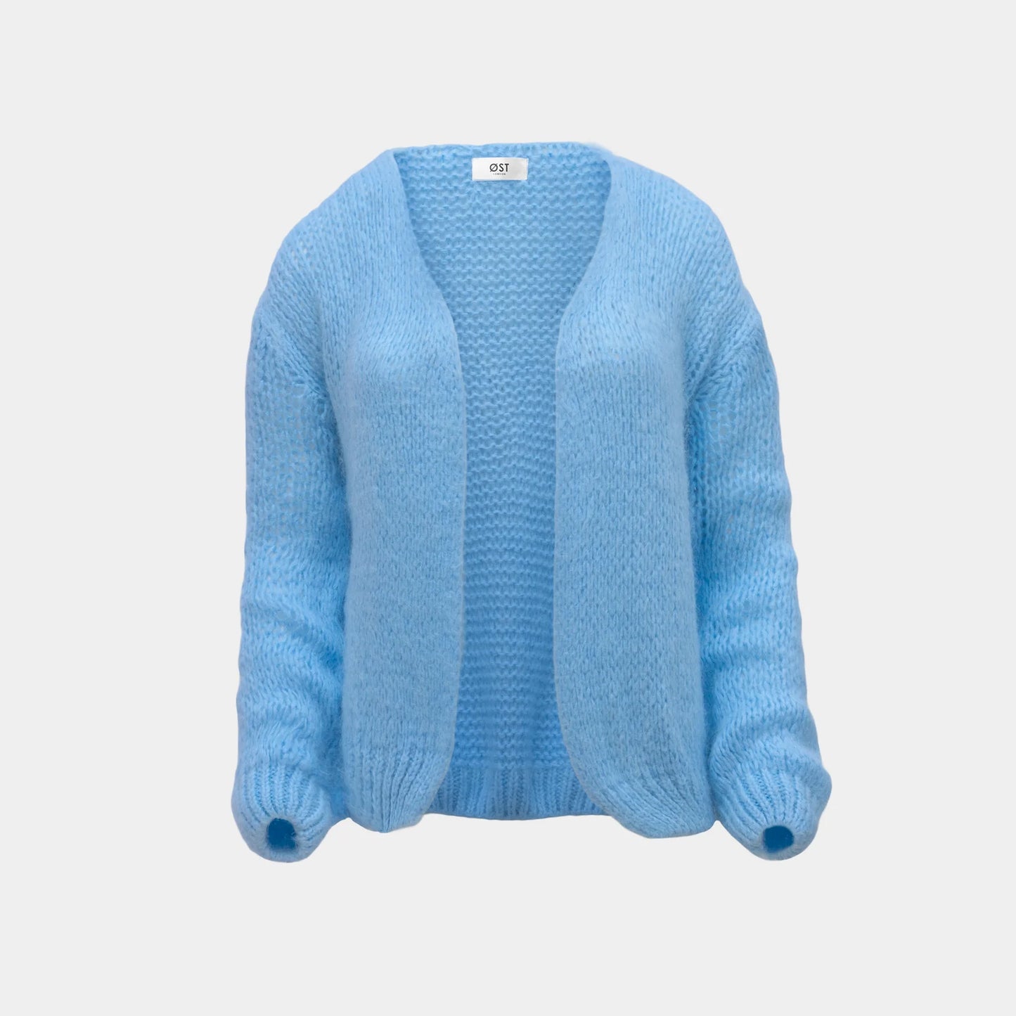 Heliotique | Ost London Smila Mohair Cardigan - Light Blue