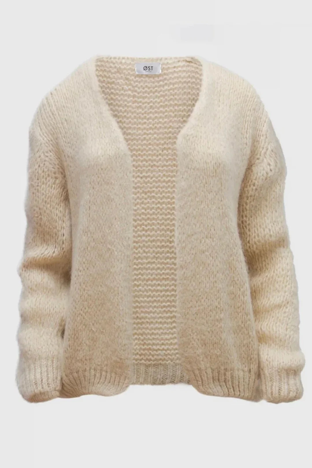 Heliotique | Ost London Smila Mohair Cardigan - Ivory