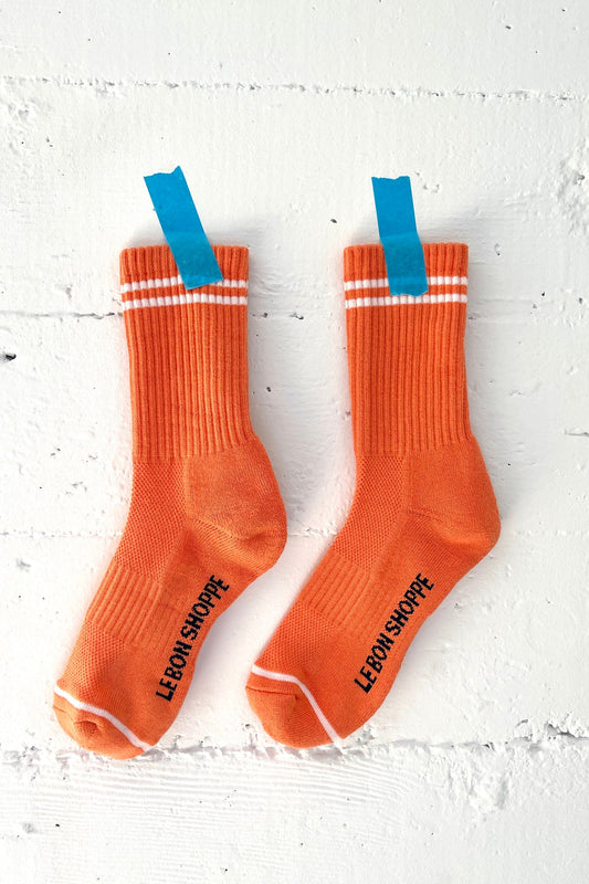 Heliotique | Le Bon Shoppe Boyfriend Socks - Orange