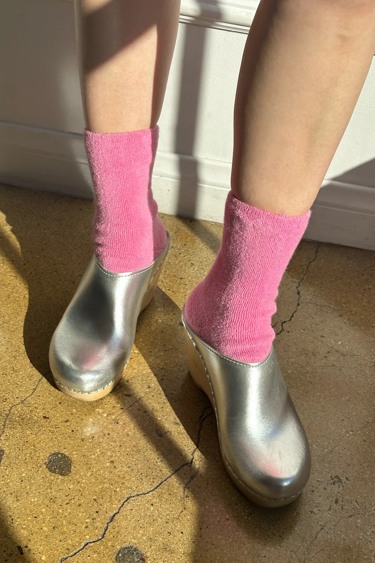 Heliotique | Le Bon Shoppe Cloud Socks - Bubblegum Pink