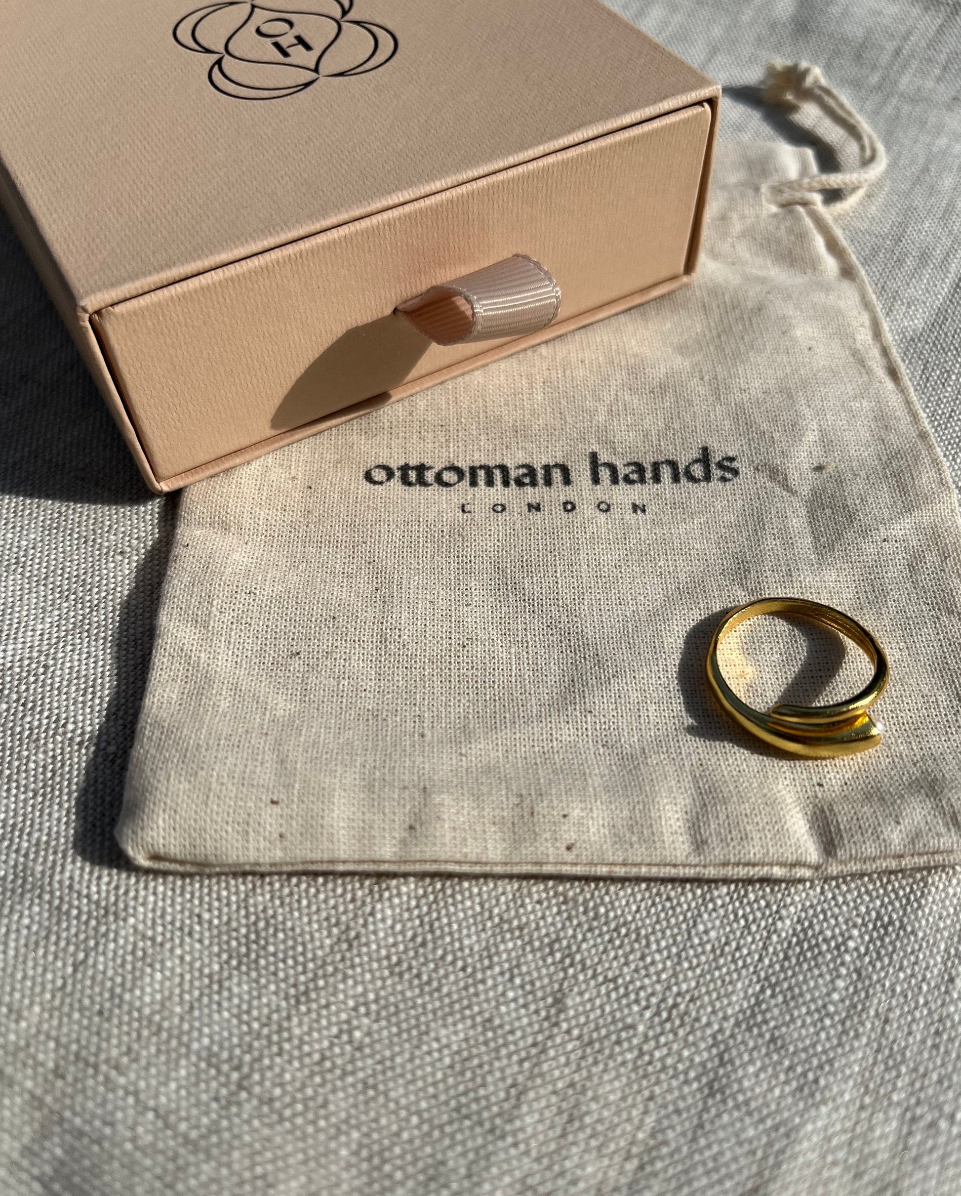 Heliotique Avalon Pearl Stacking Ring