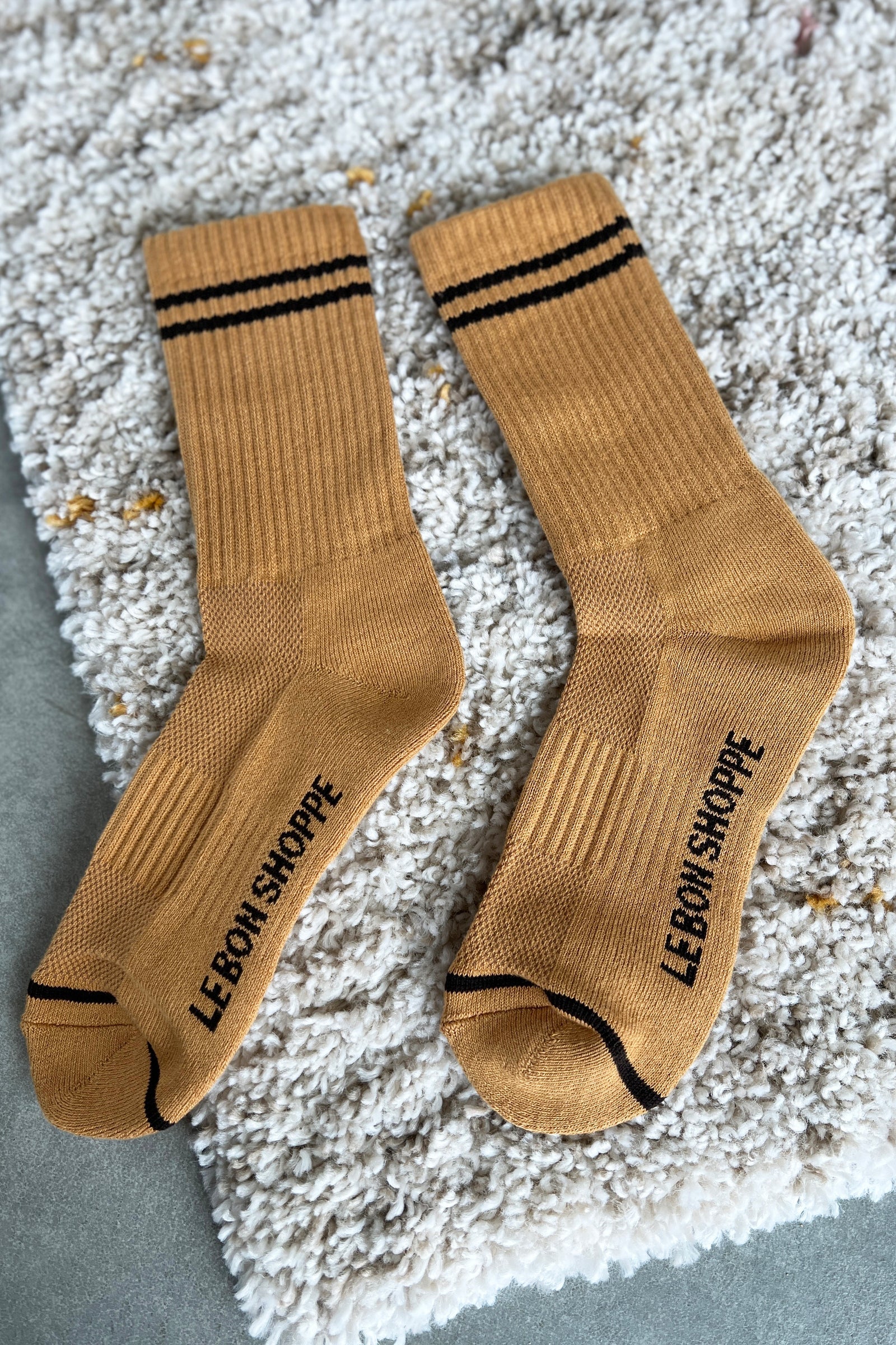 Heliotique | Le Bon Shoppe Boyfriend Socks - Biscotti