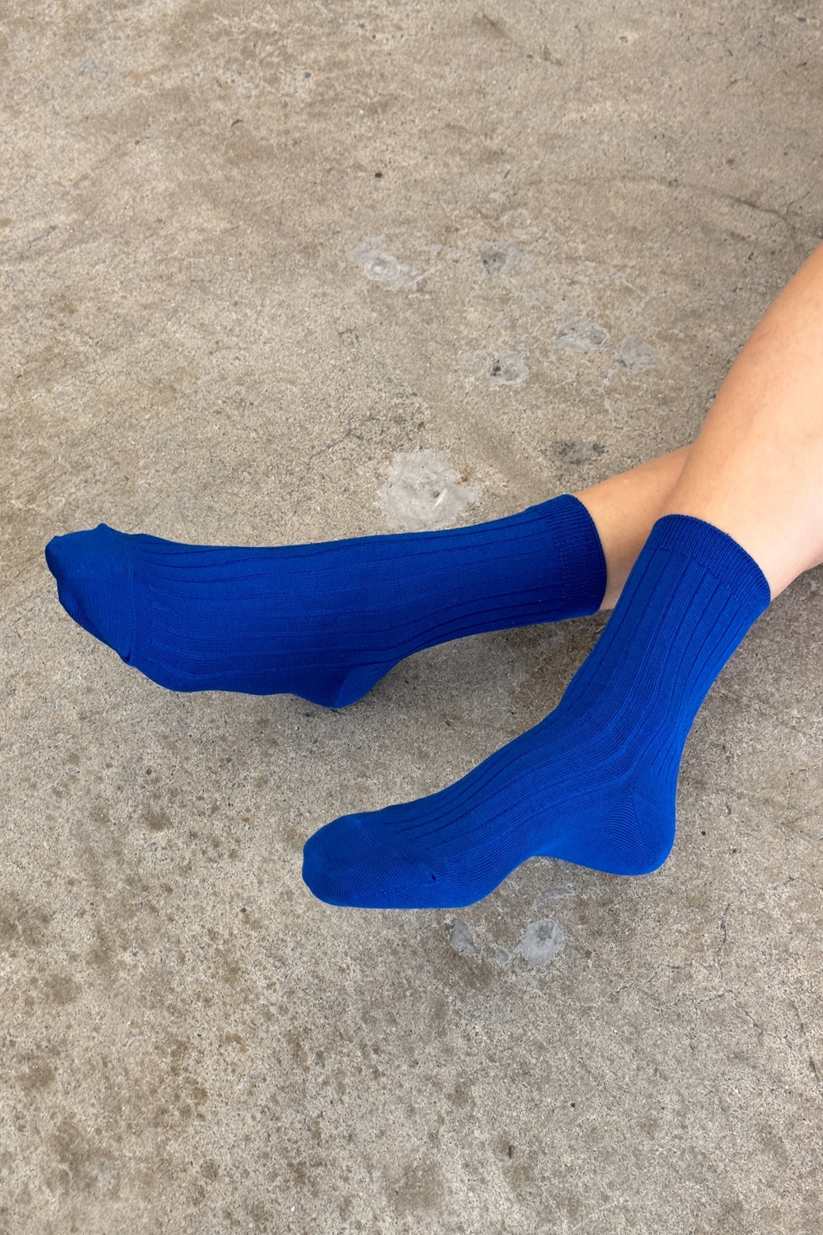 Heliotique | Le Bon Shoppe Her Socks - Cobalt Blue