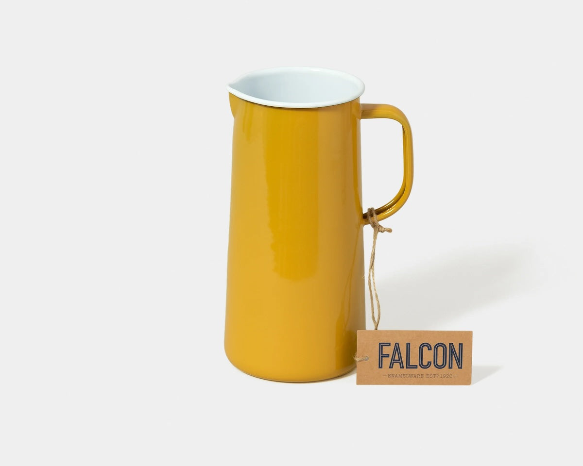 Heliotique | Falcon Enamelware Enamel Jug - Mustard Yellow